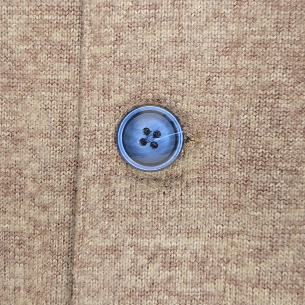 Bonobos Mens Brown Patch Pocket Button Front Polar Fleece Chore Jacket Small - Picture 5 of 9